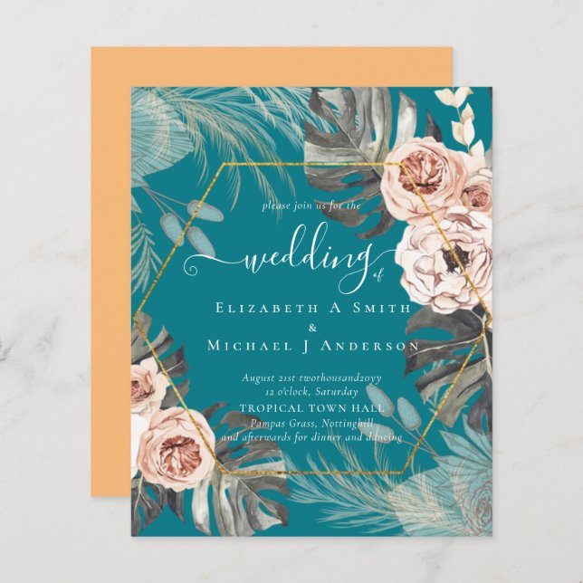 Billig preiswert PAMPAS GRASS TROPICAL Wedding (Vorne/Hinten)