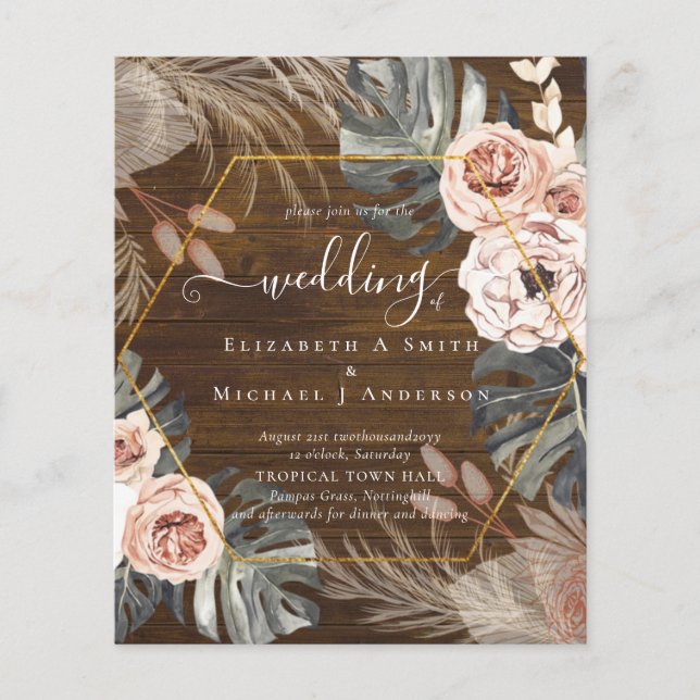 Billig preiswert PAMPAS GRASS TROPICAL Wedding (Vorderseite)