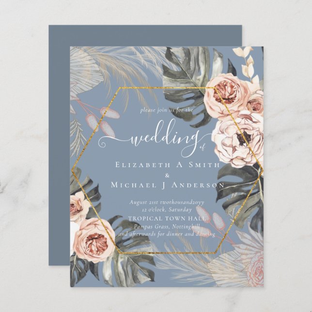 Billig preiswert PAMPAS GRASS TROPICAL Wedding (Vorne/Hinten)