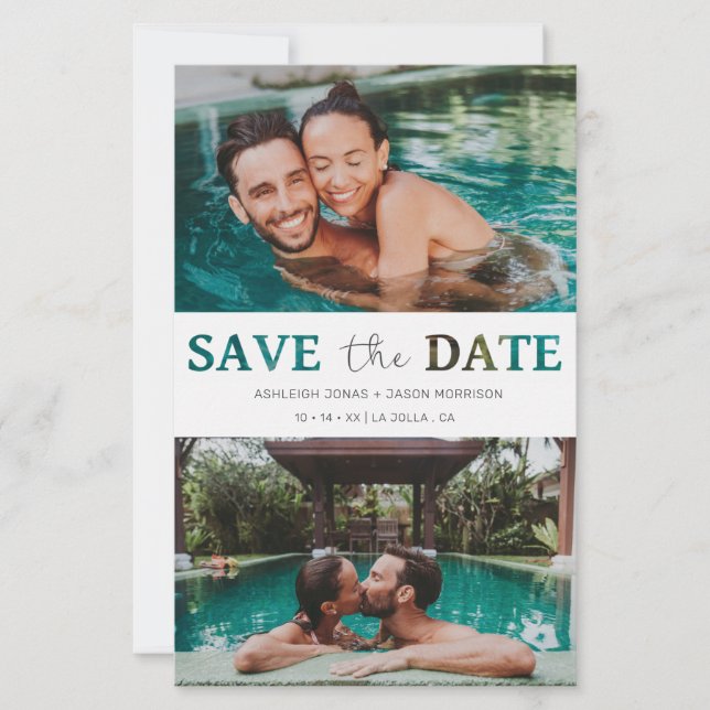 Billig reduzierter Papiereffekt Hochzeitsskript fü (Vorderseite)