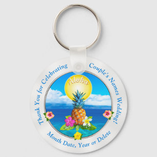 Billige Atemberaubende hawaiianische Gastgeschenke Schlüsselanhänger