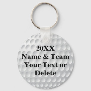 Billige Golf-Gastgeschenke PERSONALISIERT Schlüsselanhänger