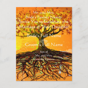 Billige Hochzeitskarten Einladungspostkarte