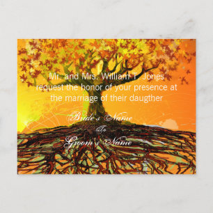 Billige Hochzeitskarten Einladungspostkarte