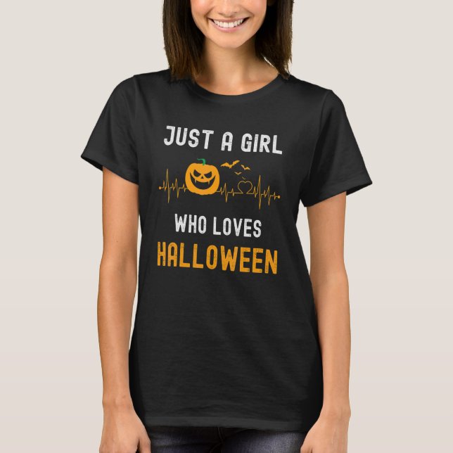 Billige Kostüme nur ein Mädchen, das Halloween-Spo T-Shirt (Vorderseite)