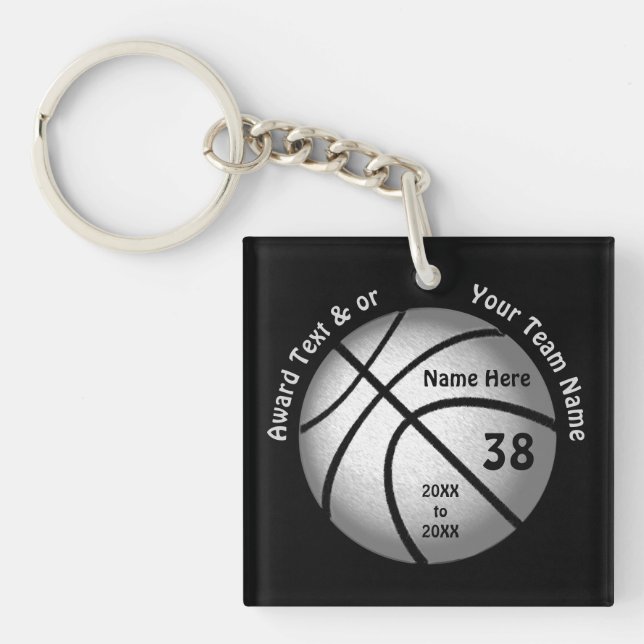 Billige kundenspezifische Basketballgeschenke für  Schlüsselanhänger (Vorderseite)