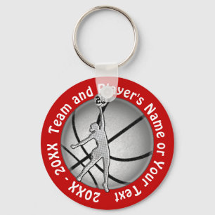 Billige Mädchen-Basketball-Geschenke, Ihr Text un Schlüsselanhänger