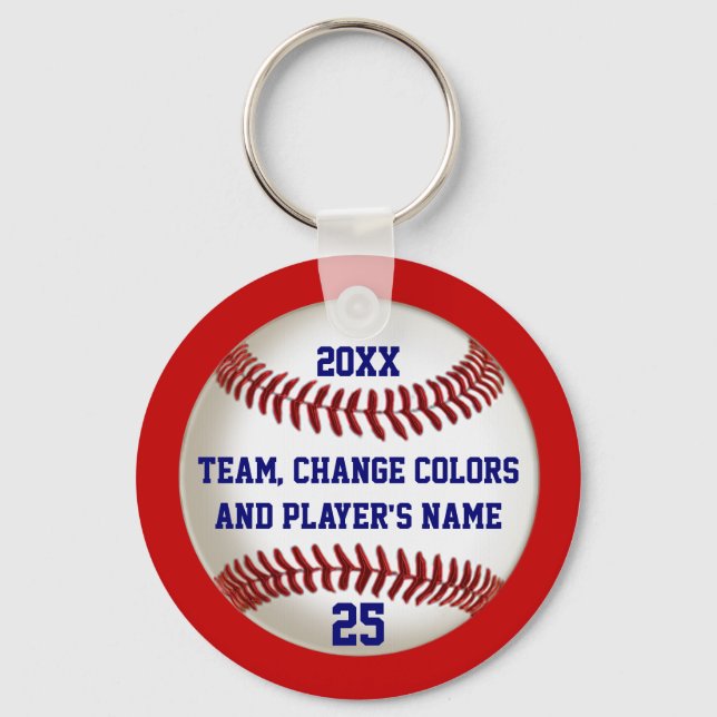 Billige PERSONALISIERTE Baseball-Keychains für Tea Schlüsselanhänger (Vorderseite)