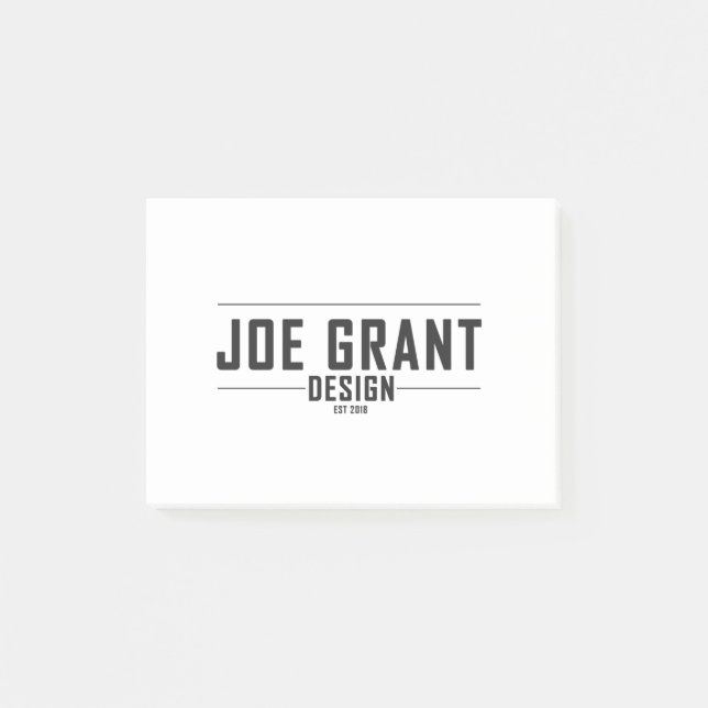 Billige personalisierte Einzelteile Post-it Klebezettel (Vorderseite)