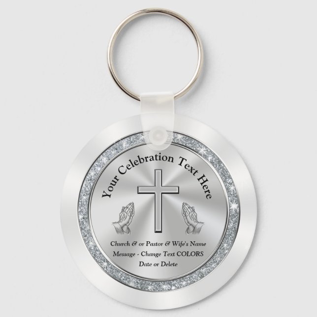 Billige Personalisierte religiöse Gastgeschenke, s Schlüsselanhänger (Vorderseite)