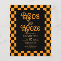 Billige Retro-Geister und -Schnaps Halloween-Party