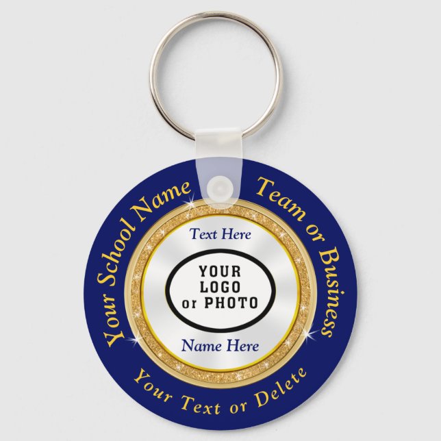 Billige Schlüsselanhänger in BULK, Ihr Bild, Text, (Vorderseite)