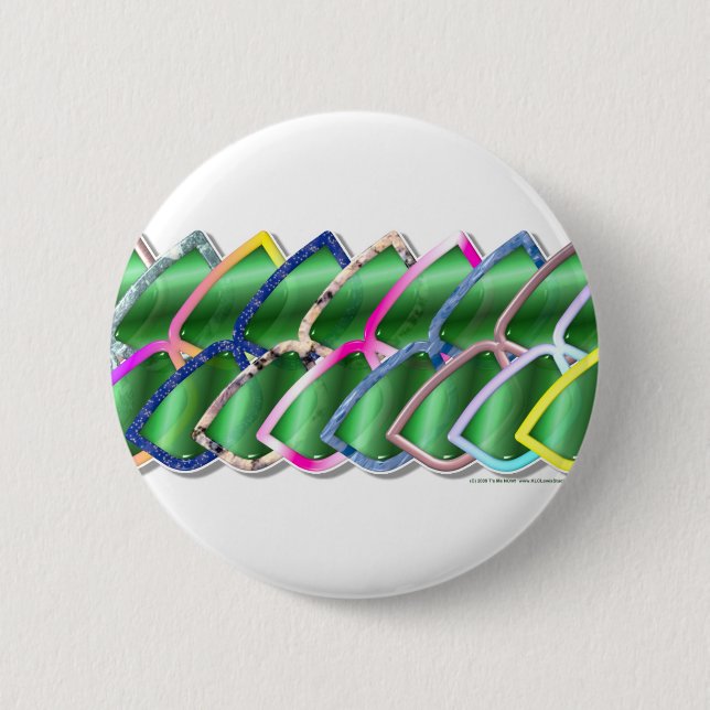 Billige Sonnenbrille Button (Vorderseite)