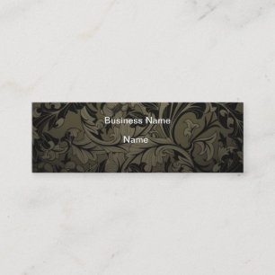 Billige Vintage-Grunge-Floral-Geschäftskarte Mini Visitenkarte