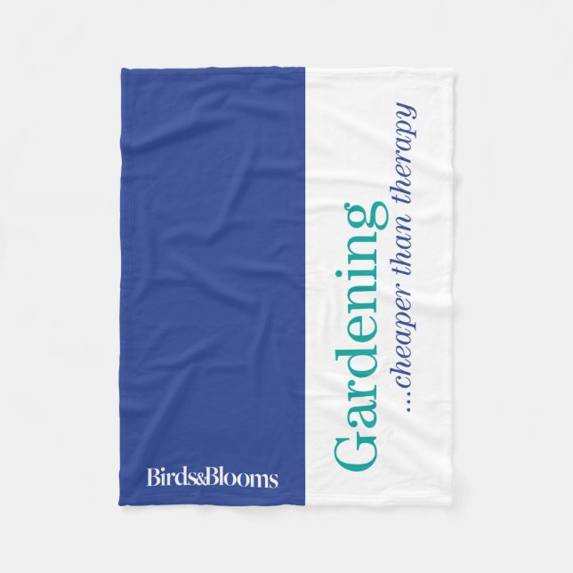 Billiger als Therapie Fleecedecke (Vorderseite)