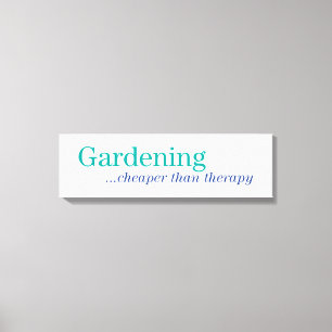 Billiger als Therapie Leinwanddruck