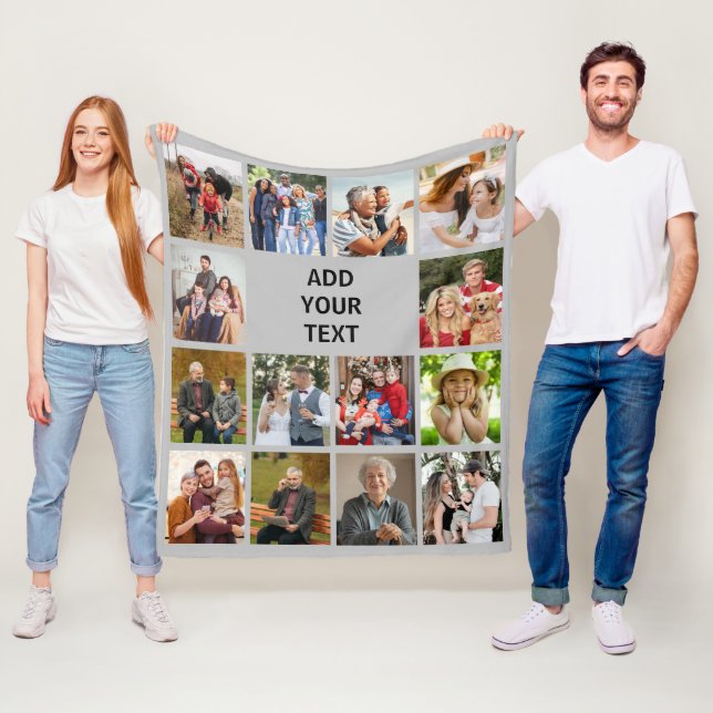 Billiges Foto Blanket Collage Fleecedecke (Beispiel)