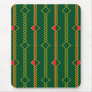 Billiges Grünbuch Zigzag Lines Mousepad