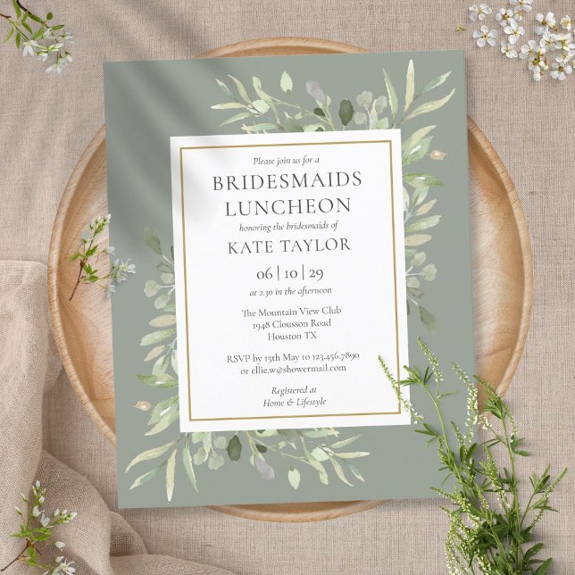 Billigfliegerstaffel Green Bridesmaids Luncheon Ei (Von Creator hochgeladen)