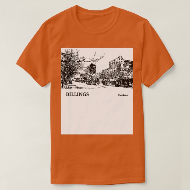 Billings Montana 1 T-Shirt (Design vorne)