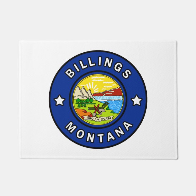 Billings Montana Fußmatte (Vorderseite)