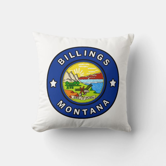 Billings Montana Kissen (Vorderseite)