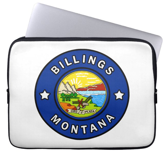 Billings Montana Laptopschutzhülle (Vorderseite)