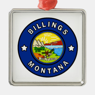 Billings Montana Ornament Aus Metall