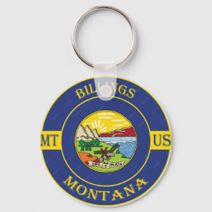 Billings Montana Schlüsselanhänger