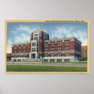 Billings, Montana - Staat Ost-Montana Poster