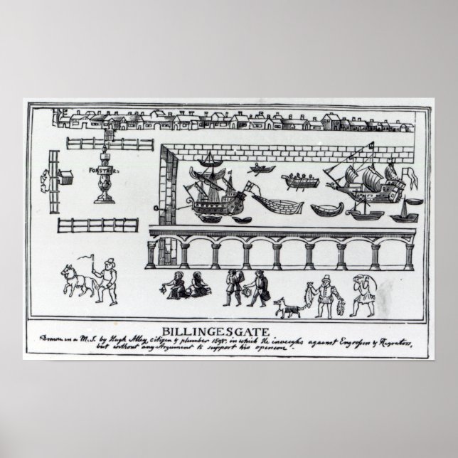 Billingsgate Markt Poster (Vorne)