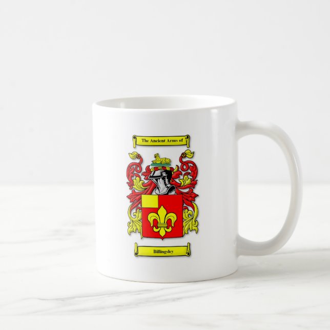 Billingsley Wappen Tasse (Rechts)