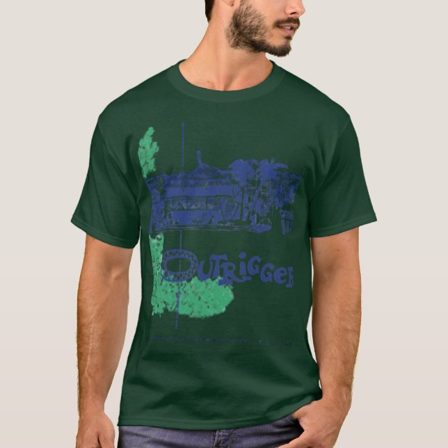 Billingsley's Outrigger v2 - Laguna Beach, CA T-Shirt (Vorderseite)