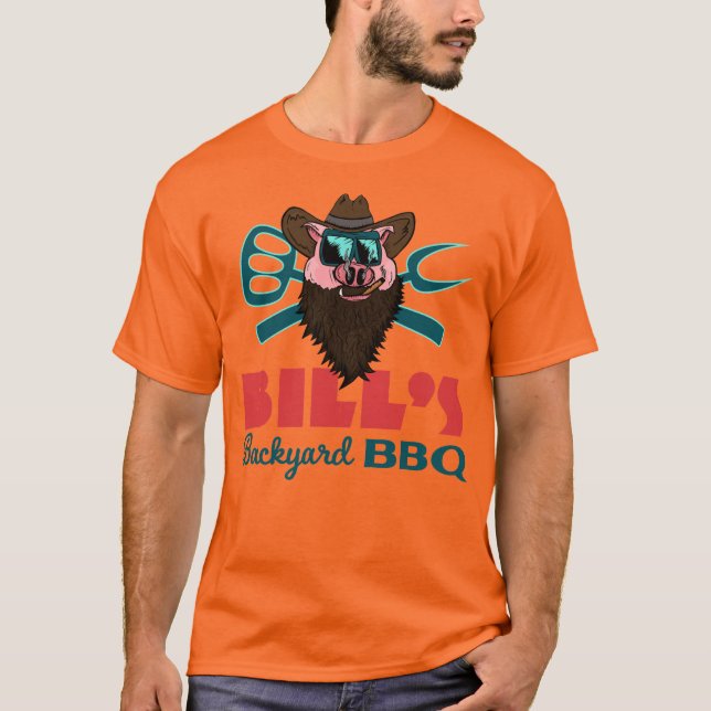 Bill's Backyard-GRILLEN - TShirt (Vorderseite)