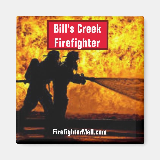 Bill's Creek Firefighter Magnet (Vorne)