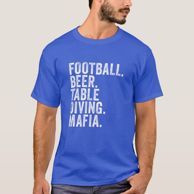 Bills Football Mafia, Buffalo New York Sports Fan T-Shirt (Vorderseite)