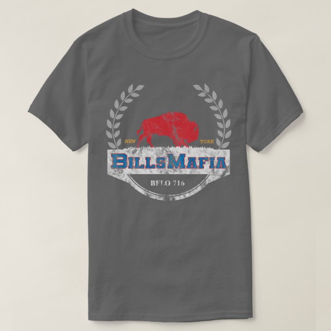 Bills Mafia 716 Buffalo New York BFLO T-Shirt (Design vorne)