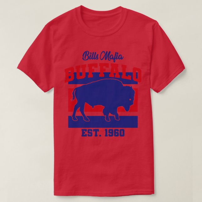 Bills Mafia Buffalo Est 1960 T-Shirt (Design vorne)