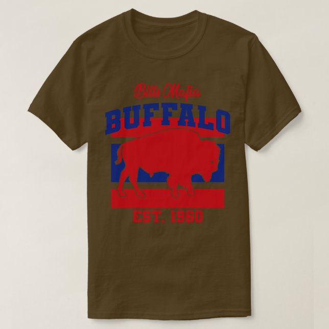 Bills Mafia Buffalo Est 1960 T-Shirt (Design vorne)