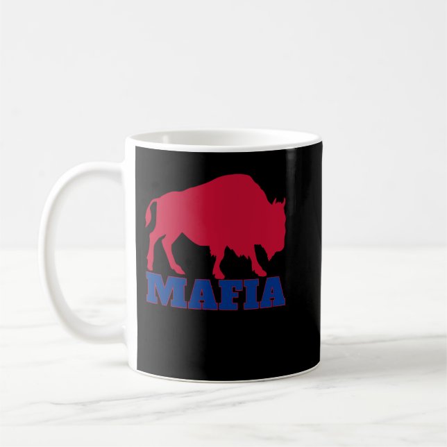 Bills Mafia Großes Geschenk Buffalo Football Sport Kaffeetasse (Links)