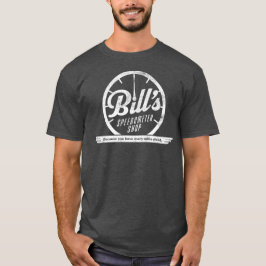 Bill's Speedometer-Shop gestörtes T-Shirt für weiß