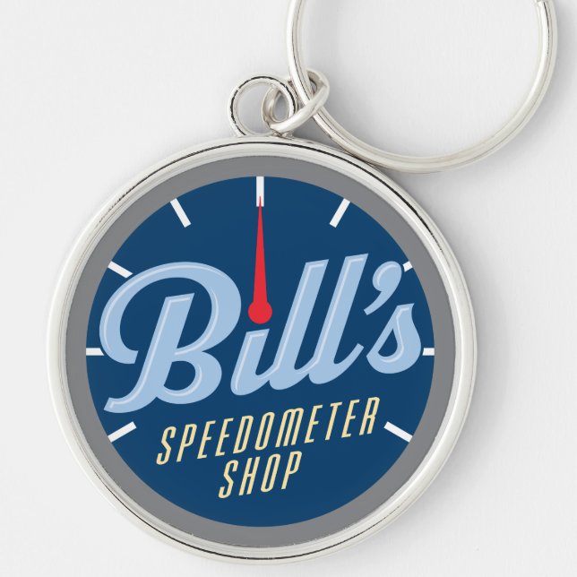 Bill's Speedometer Shop Schlüsselanhänger (Vorne)