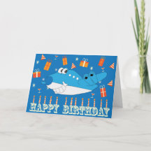 Billy Blue Birthday Card