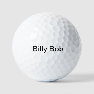 Billy Bob Golfbälle -- Mach es individuell!