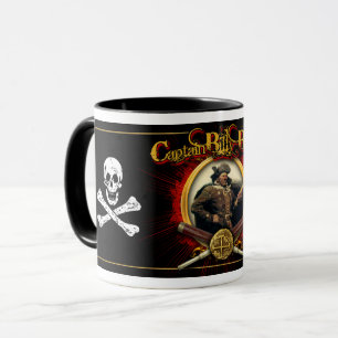 Billy Bones Pirate Coffee Tasse