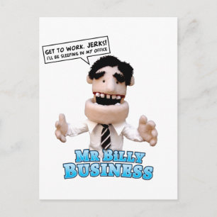 Billy Business Postkarte