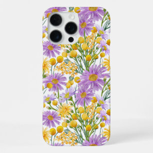 Billy Buttons und Daisy Floral Blüten iPhone 16 Pro Max Hülle