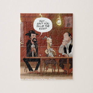 Billy, das Kind? Funny Goat Cartoon Puzzle