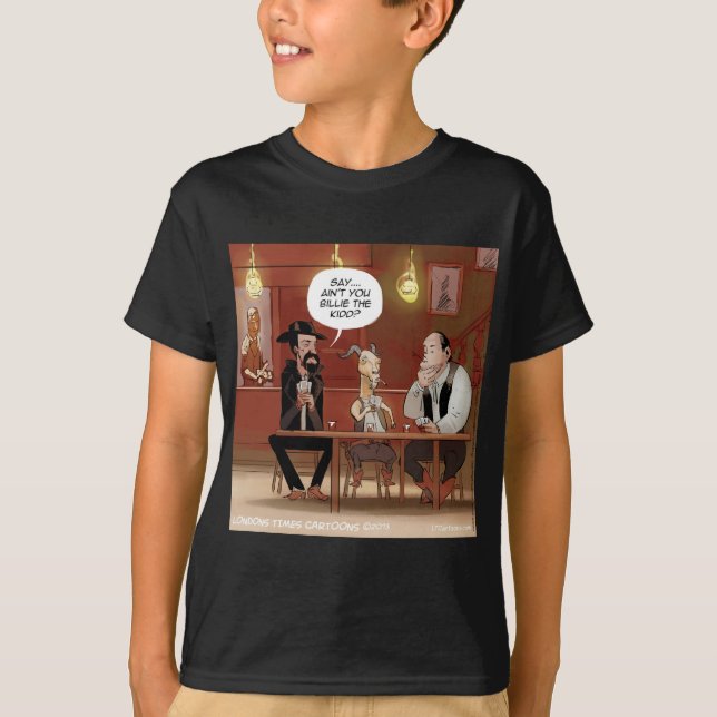 Billy, das Kind? Funny Goat Cartoon T-Shirt (Vorderseite)