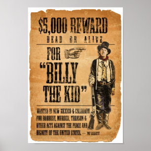 Billy das Kind Poster